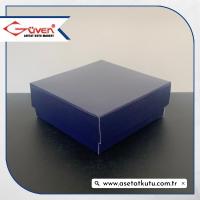 8x8x3 Lacivert Komple Karton Kutu