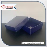 8x8x3 Lacivert Komple Karton Kutu
