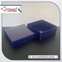 8x8x3 Lacivert Komple Karton Kutu
