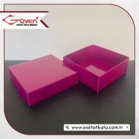 8x8x3 Mor Komple Karton Kutu