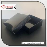 8x8x3 Siyah Komple Karton Kutu
