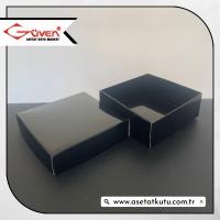 8x8x3 Siyah Komple Karton Kutu