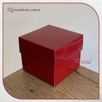 8x8x6.5 Bordo Komple Karton Kutu