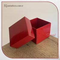 8x8x6.5 Bordo Komple Karton Kutu
