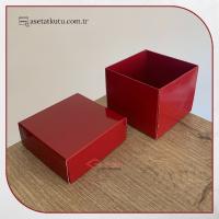 8x8x6.5 Bordo Komple Karton Kutu