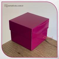8x8x6.5 Mor Komple Karton Kutu