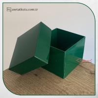 8x8x6.5 Yeşil Komple Karton Kutu
