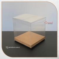 8x8x8 Kraft İç Yükselticili Otomatik Asetat Kutu