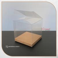 8x8x8 Kraft İç Yükselticili Otomatik Asetat Kutu