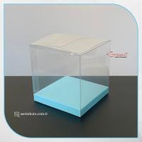8x8x8 Mavi İç Yükselticili Otomatik Asetat Kutu