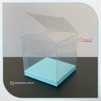 8x8x8 Mavi İç Yükselticili Otomatik Asetat Kutu