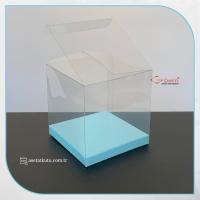 8x8x8 Mavi İç Yükselticili Otomatik Asetat Kutu