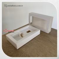 9x16x3 Düz Beyaz Zikirmatik Kutusu