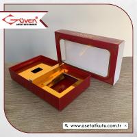 9x16x3 Bordo Kutu [Gold Zikirmatik İçli]