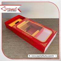 9x16x3 Kırmızı Kutu [Gold Zikirmatik İçli]