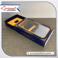 9x16x3 Lacivert Kutu [Gold Zikirmatik İçli]