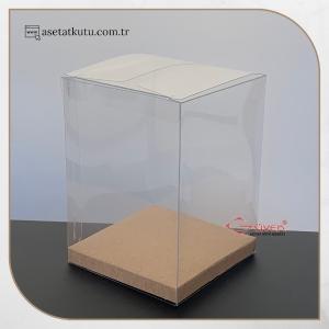 9x9x12 Kraft İç Yükselticili Otomatik Asetat Kutu