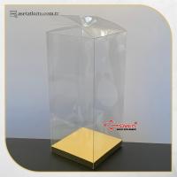 9x9x20 Gold İç Yükselticili Otomatik Asetat Kutu