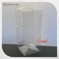 9x9x20 Ölçülü Otomatik Asetat Kutu