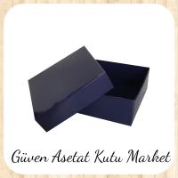 9x9x3 Lacivert Komple Karton Kutu