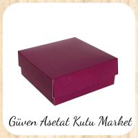 9x9x3 Mor Komple Karton Kutu