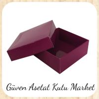 9x9x3 Mor Komple Karton Kutu