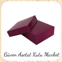 9x9x3 Mor Komple Karton Kutu