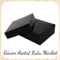 9x9x3 Siyah Komple Karton Kutu