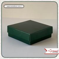 9x9x3 Yeşil Komple Karton Kutu