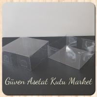 9x9x5 Ölçülü Asetat Kutu