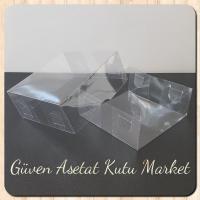 9x9x5 Ölçülü Asetat Kutu