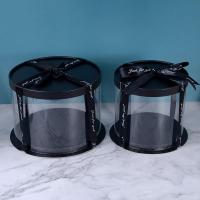 Çap 35 x Yükseklik 29 Siyah Silindir Asetat Kutu (HM66)