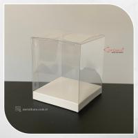 7x7x10 Beyaz İç Yükselticili Otomatik Asetat Kutu