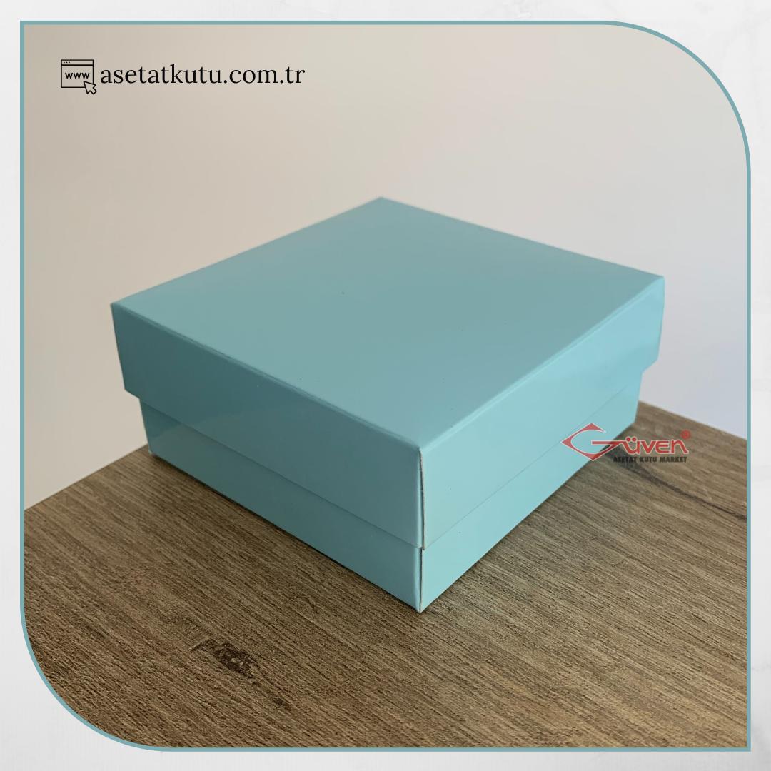8x8x3.5 Mavi Komple Karton Kutu
