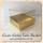 9x9x7 Altı Gold Metalize Karton Üstü Asetat Kutu